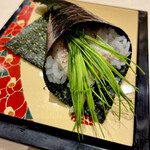 Gumma Ichimon Kanazawa Maimon - 幻の海苔手巻き のどぐろ♬︎♡
                        炙りのどぐろに芽ネギ、海苔で食感良く美味しい〜ლ(´ڡ`ლ)　