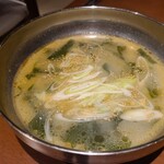 ふじ屋 - ワカメスープ