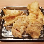 天ぷら酒場 上ル商店 - 魚介・肉天