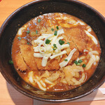 ミソノ - とんかつカレーうどん　チーズトッピング