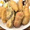 Hotaru - 海老、ウインナー、かしわ、椎茸、玉ねぎ、白身魚、豚串の7串