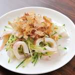 塩イカのみょうがきゅうり