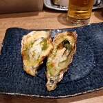 ととと - 牡蠣のモッツァレラ炙り 690円