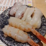 俺の魚を食ってみろ!!  - 赤エビ　タコ　つぶ貝