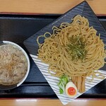 醤丸 - たたき背脂つけ麺（特盛）