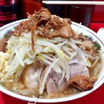 ラーメン二郎 - （2021.12.28）小豚W、ニンニク、アブラ