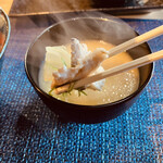Kaisen Dokoro Samurai - 味噌汁に鯛のアラ