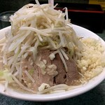 ラーメン二郎 - ラーメン大 野菜マシ ニンニクマシマシ