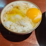 中華そば えもと - ライス（生卵付）