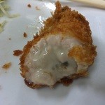 レストハウス山はた - カキフライ断面