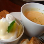 ドルチェ　ファール　ニエンテ - 本日のスープとプチデザート