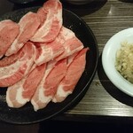 焼肉の牛太 - ネギ塩豚タン