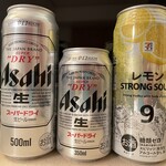 7-ELEVEN - アサヒスーパードライ500ml、350ml、レモンストロングサワー