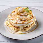 caramel banana Pancakes