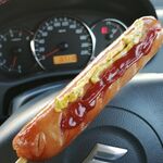 ファミリーマート - 料理写真:ジャンボフランク 160円