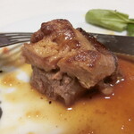 サン柳亭 - 【替皿】富山ブランド氷見牛フィレステーキ　フォアグラがとてもいい！