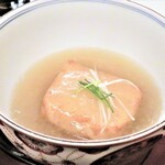 旬菜山﨑 - 白子豆腐の蕪餡