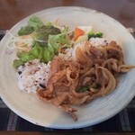Nukumori - ポークジンジャーと彩り野菜のプレート
