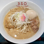RA-MEN 3SO - 「ニボシ3SO(850円)+味付たまご(100円)」です