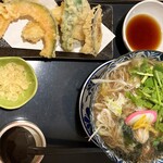 Juuwari Soba - 牡蠣そば＆天ぷらセット