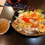 Futaba - 令和4年1月
                        うなぎの燻製サラダ~粒マスタードドレッシング~ 1530円(税込)
