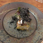 クーリエール - ブッシュドノエル～蟹 ソワークリーム セロリのクリーム マッシュルームで作ったペースト バターと合わせたトリュフ