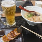 ラーメン 弦流 - お疲れ様セット（豚骨ラーメン）