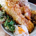 Tendon Tenya - 冬野菜天丼と穴子天 990円