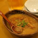 馬刺・馬焼肉 らむ - 2012.11 馬ホルモン味噌煮込み（840円）