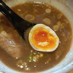 麺屋 たけ井 - 半熟玉子（アップ）