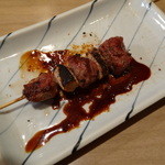 もつ焼き じんちゃん - ｎｅｗ　多分ハラミ　100円