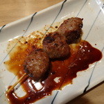 もつ焼き じんちゃん - ｎｅｗ　絶対つくね　１００円