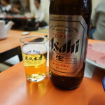 Yonekyuu Honten - 瓶ビール♪ 浅草では勿論アサヒビール(^_^)