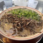 博多ラーメン なみへい - 博多ラーメン 750円（ + 辛ミンチ  150円）