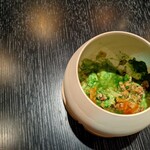 VELROSIER - 2201_VELROSIER_餃子_器の中でかき混ぜると餃子が再構築されます！