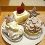 ノワ・ドゥ・ブール - ケーキ３種