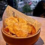 仙台キッチン - お通し 芋のチップス