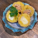 KAWAKEN キッチン - フォアグラコロッケとチーズコロッケ