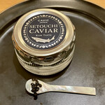 Miele - 香川県産の高級キャビアが使われています。