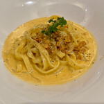 Miele - 北海道産ウニのクリームソースパスタ！生パスタ美味い！