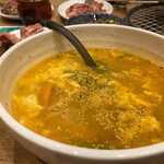 焼肉 牛和華 - カルビスープ