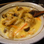 大島や - チキンときのこのクリームチーズ