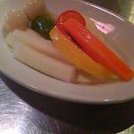 CONA - ピクルス（300円）は、ウズラ卵も。これがうまい。