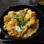 資さんうどん - とり天とじ丼