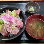 みなと市場 小松鮪専門店 - ◇中トロ炙り丼