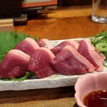 やきとり 正や - 鴨ロースのお造り