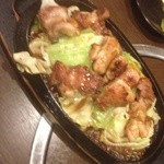 炉ばた肥後ちゃぼ - 鶏モモ鉄板焼き