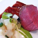 MAISON LAFITE - 前日の「ロシェル」のお肉が今年一番美味しかった・・と話していた主人が「こちらの方が美味しいと・・」 
      