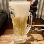 オカン焼肉 紅ちゃん - 「生ビール」