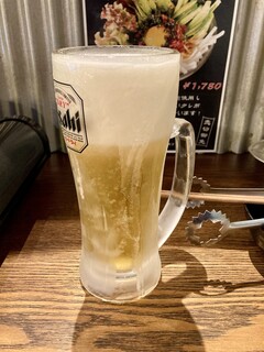 Okan Yakiniku Akachan - 「生ビール」